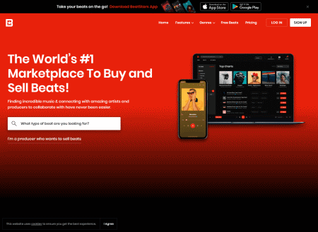 Visit BeatStars audio host